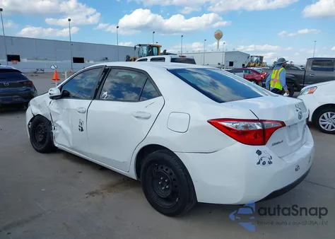 2015 Toyota Corolla Le from USA, damaged, VIN 5YFBURHE0FP223669
